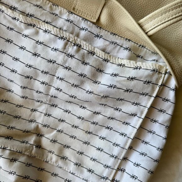 FRESHLY PICKED Original Leather Carryall Bag - Tan & Neon Yellow - Picture 2 of 16